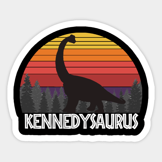 Kennedysaurus Kennedy saurus dinosaur name Sticker by Kerlem